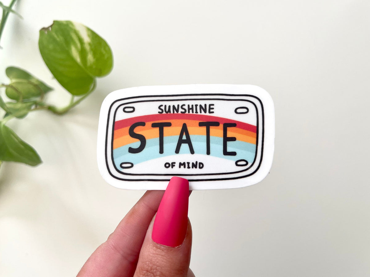 Sunshine State of Mind sticker