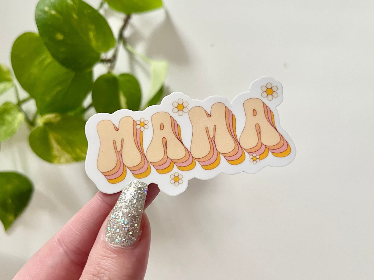 Mama sticker, cute mom