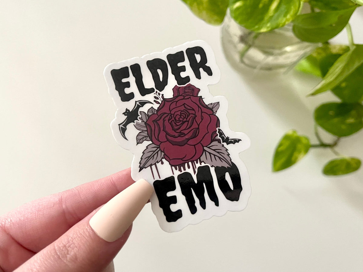 Elder Emo sticker