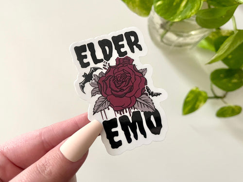 Elder Emo sticker