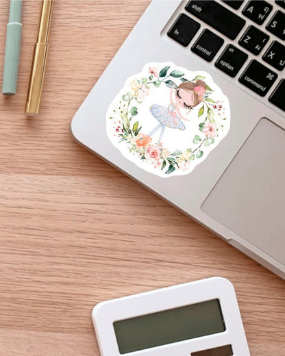 Floral Ballerina sticker – view 3