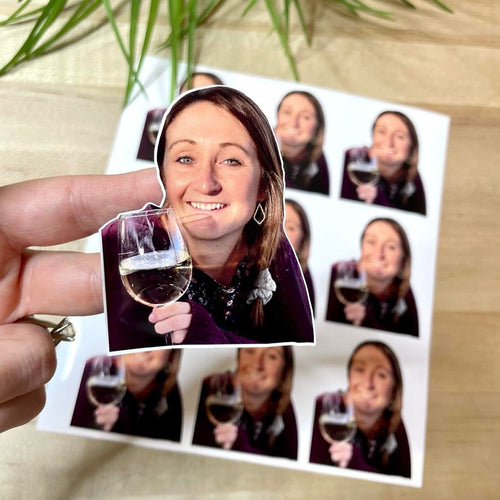 Custom Face sticker, personalized photo