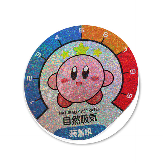 Naturally Aspirated Pink Puff Sticker JDM car sticker