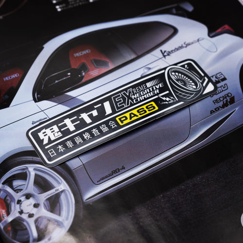 Camber Gang Inspection Sticker JDM car sticker