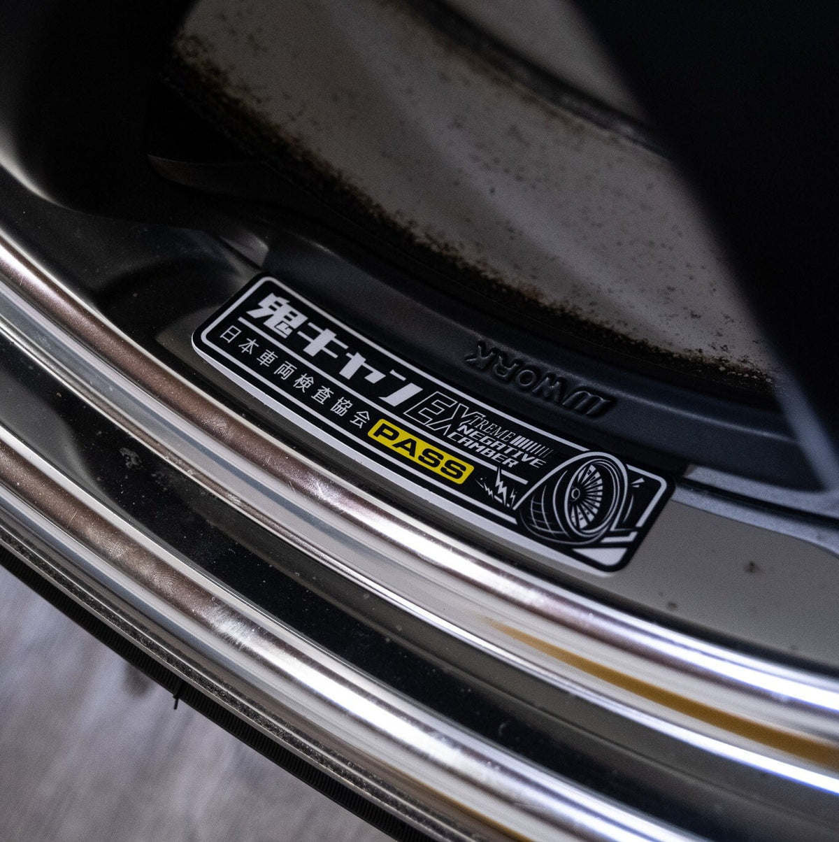 Camber Gang Inspection Sticker JDM car sticker – view 3