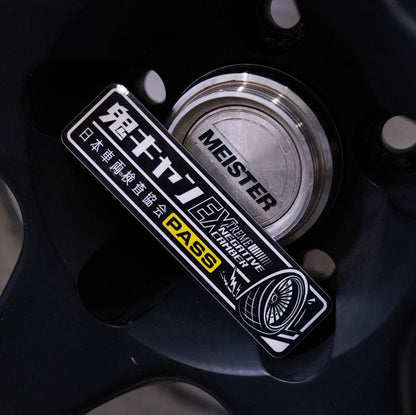 Camber Gang Inspection Sticker JDM car sticker – view 4