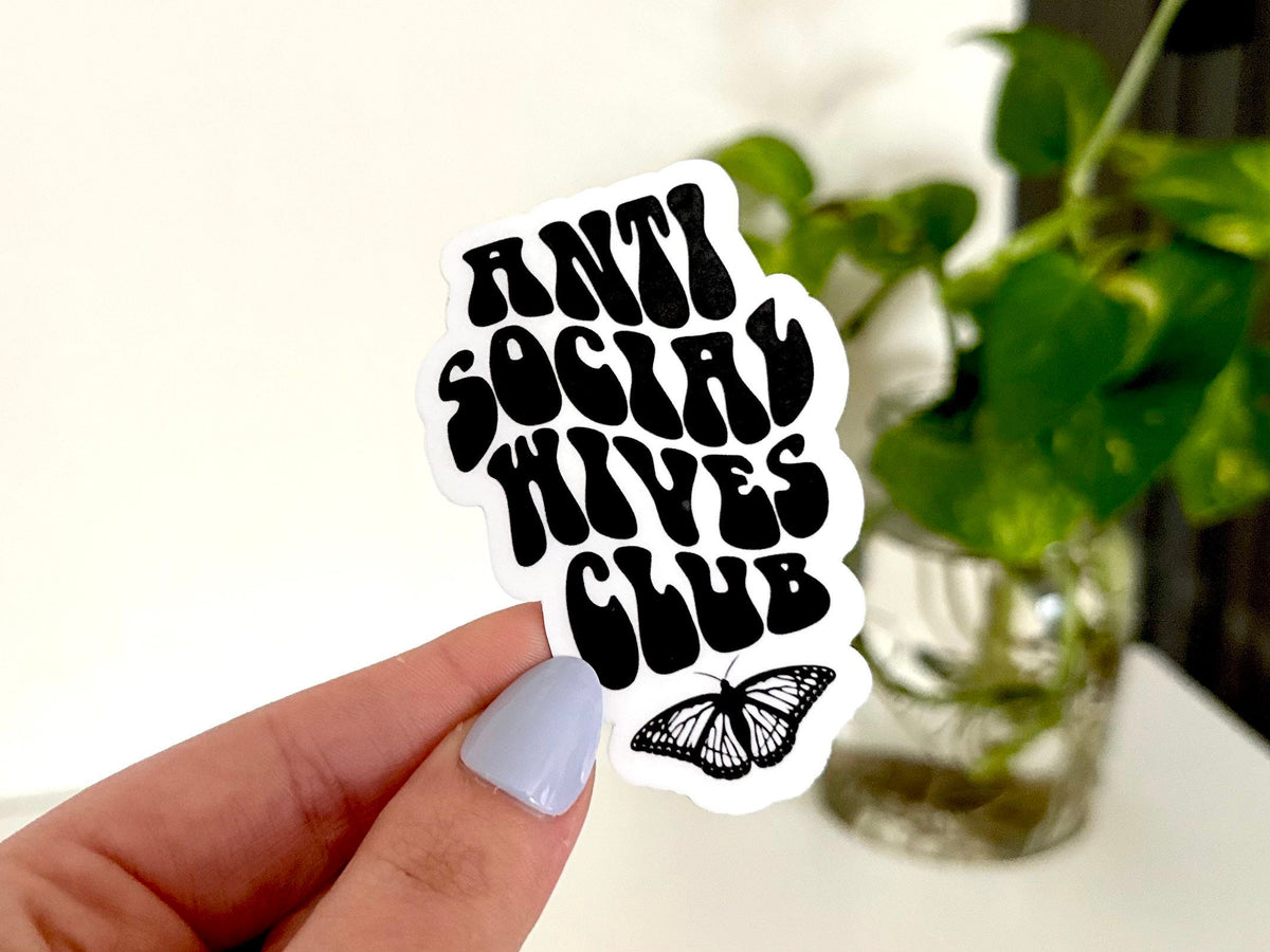 Anti Social Wives Club sticker
