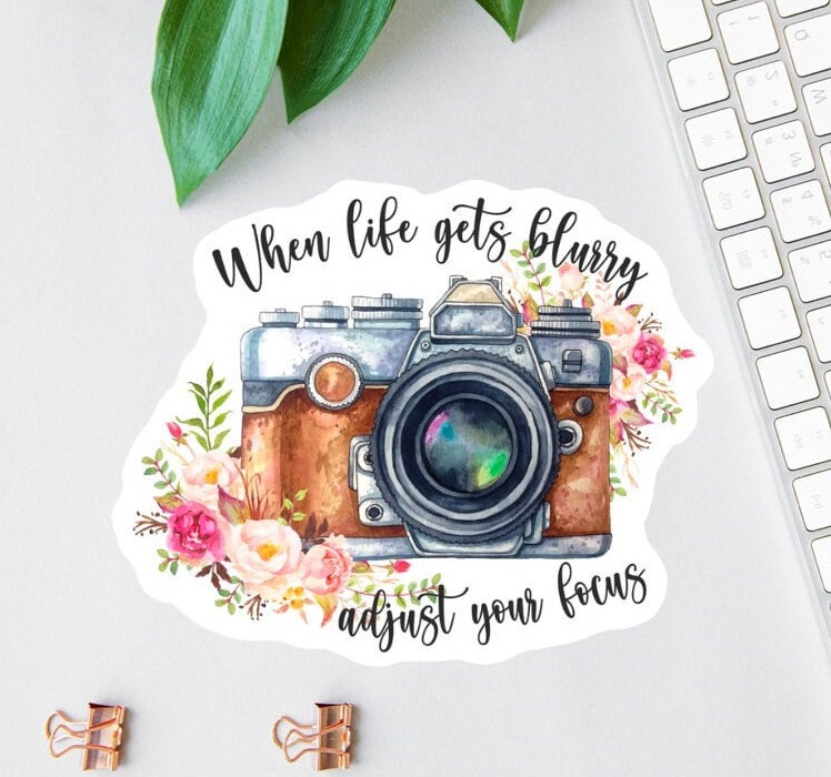 When Life Gets Blurry sticker