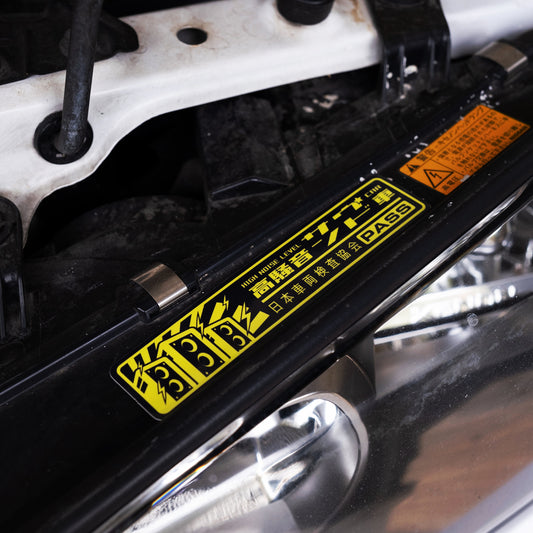 Loud Car Inspection Sticker JDM car sticker