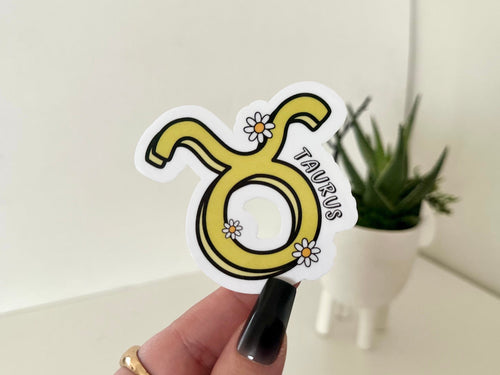 Taurus sticker, zodiac signs