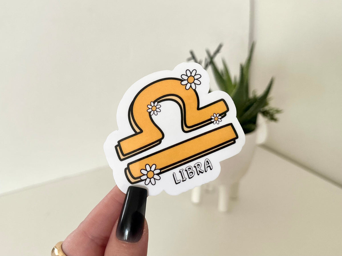 Libra sticker, zodiac signs
