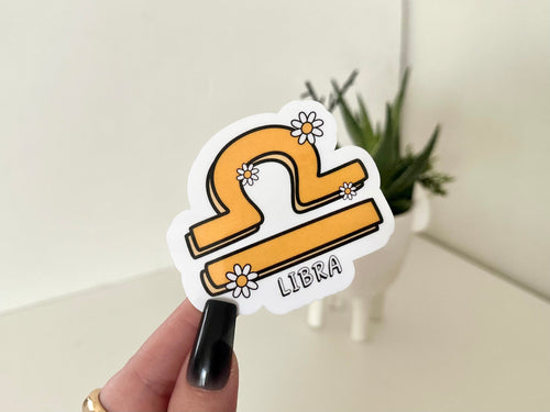 Libra sticker, zodiac signs