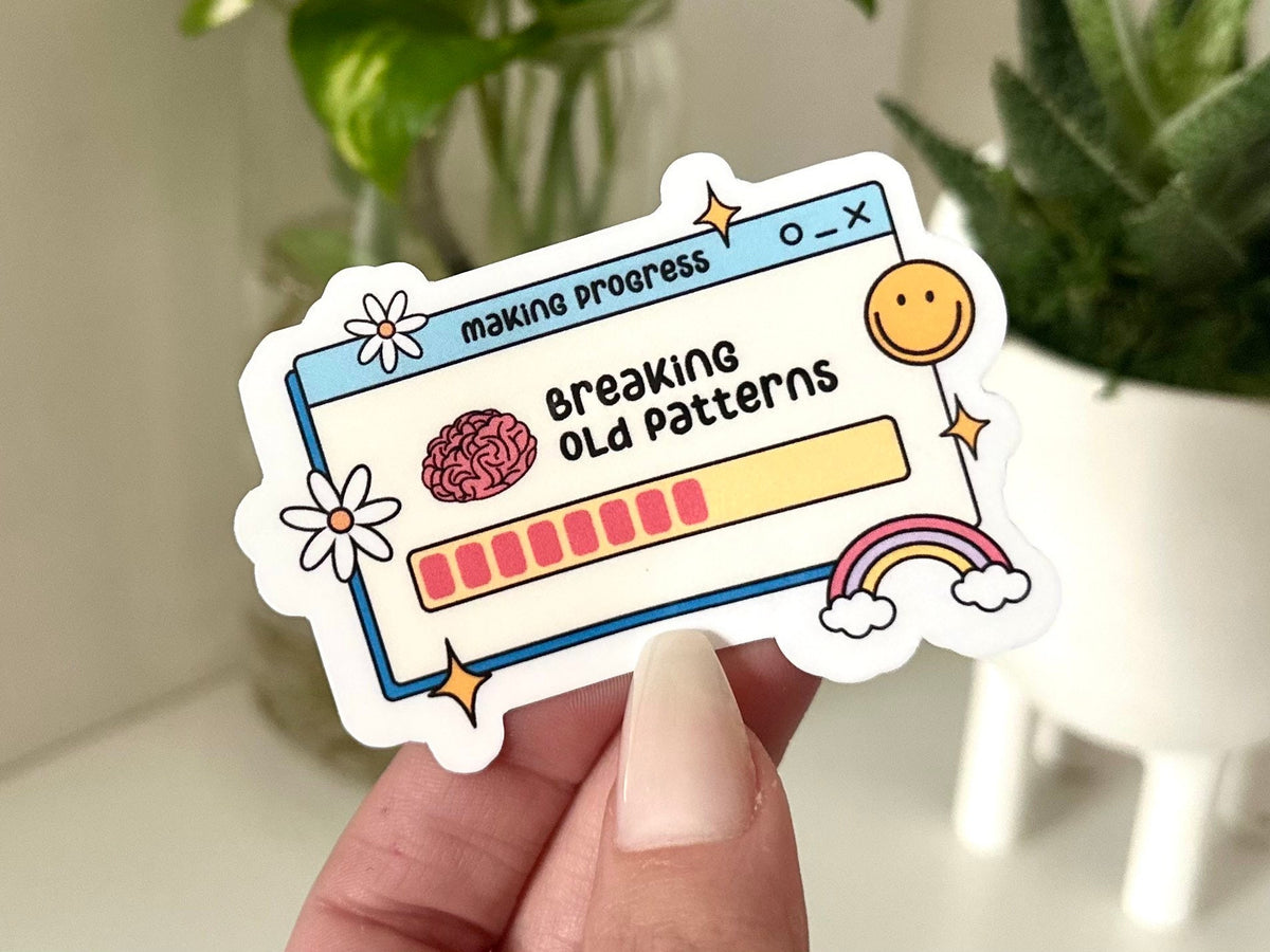 Breaking Old Patterns sticker