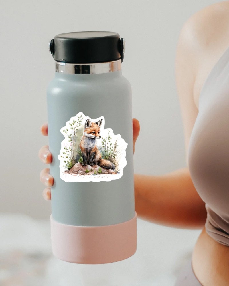 Woodland Fox sticker, woodland animals – view 2