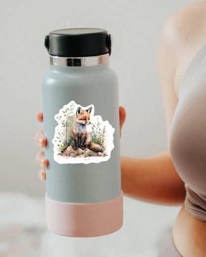 Woodland Fox sticker, woodland animals – view 2