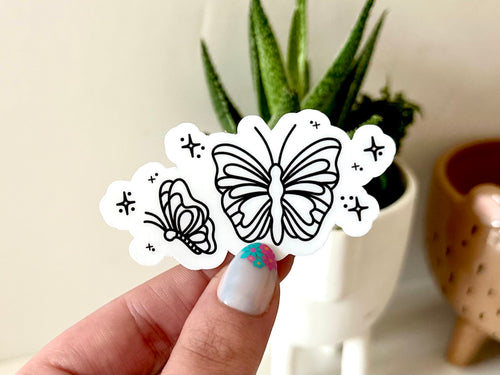 Butterfly Duo sticker
