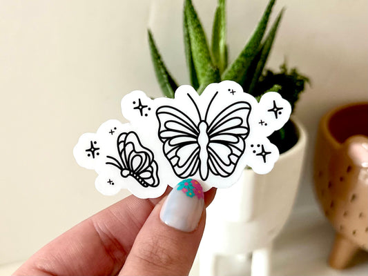 Butterfly Duo sticker
