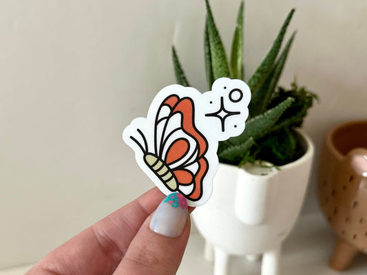 Butterfly sticker