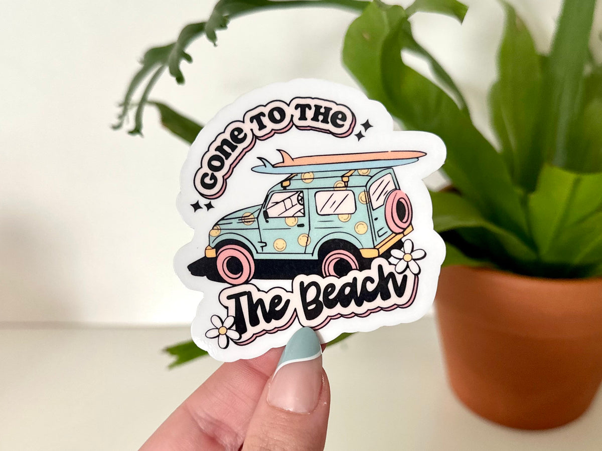 Gone to the Beach sticker