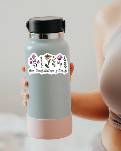 Grow Through What You Go Through sticker – view 2