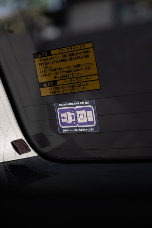Fasten Your Seatbelt Sticker JDM car sticker