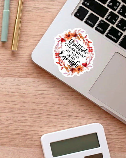Gratitude sticker – view 3