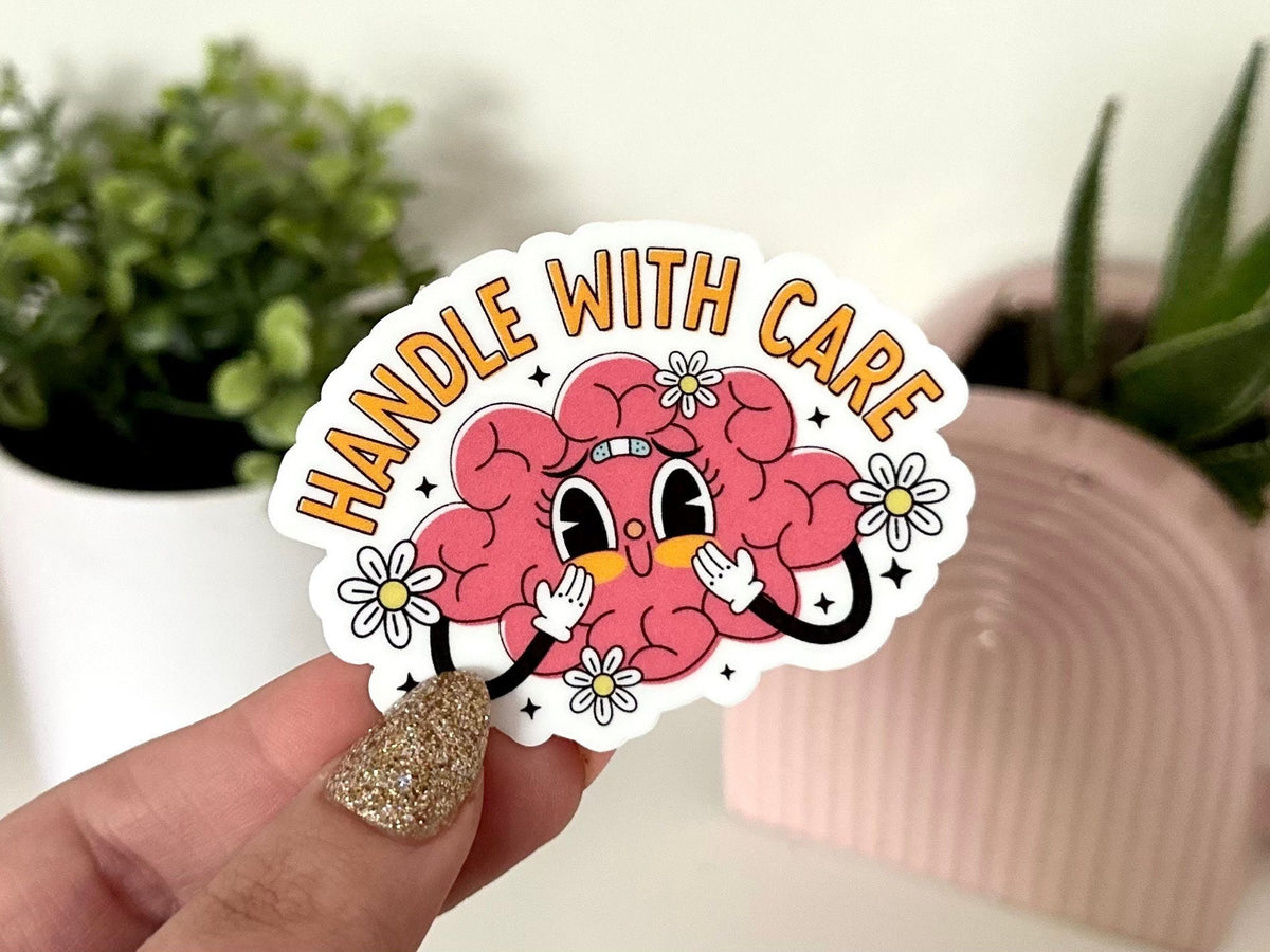 Handle with Care sticker