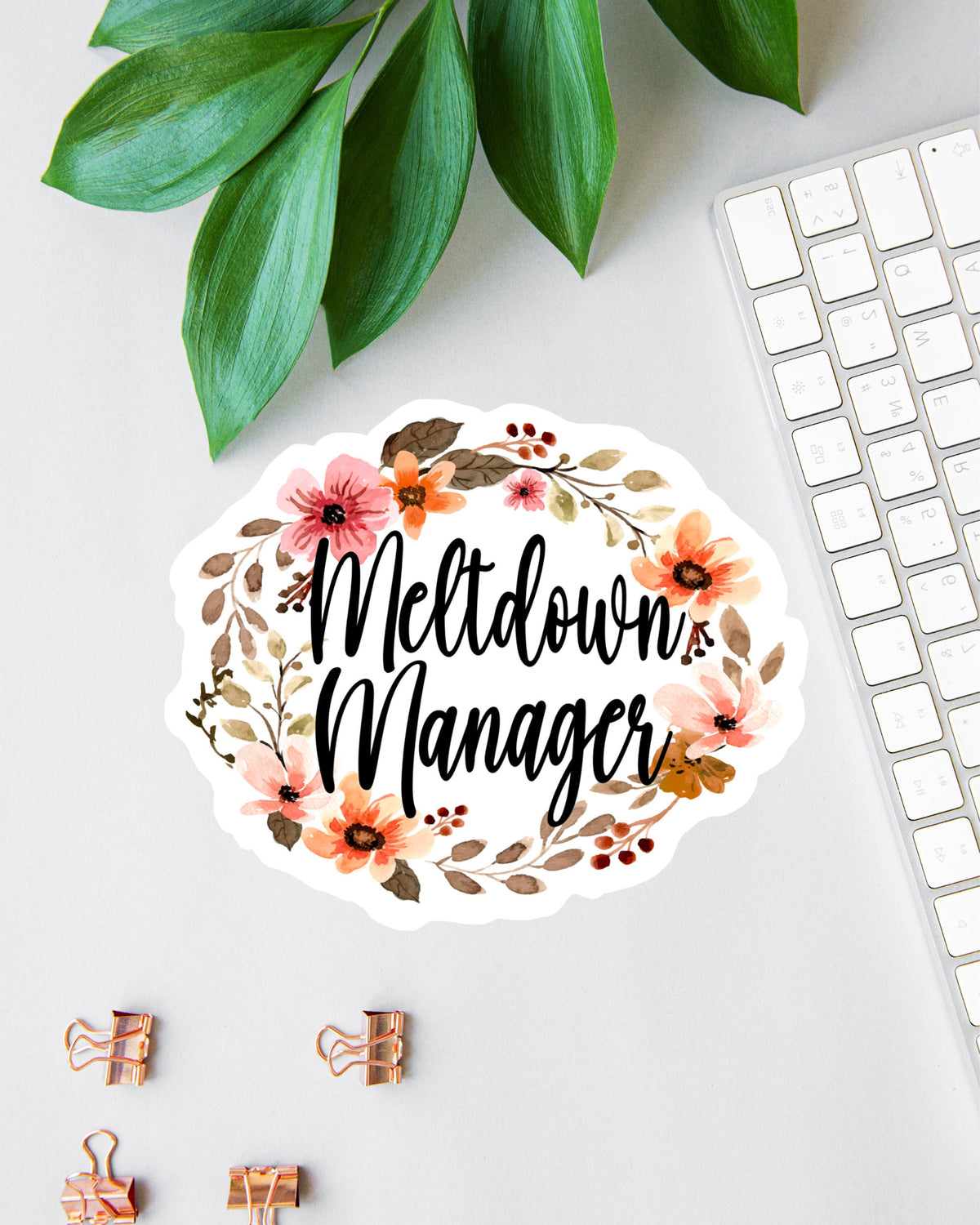 Meltdown Manager sticker