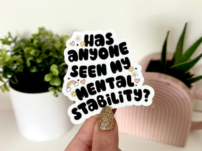 Mental Stability sticker