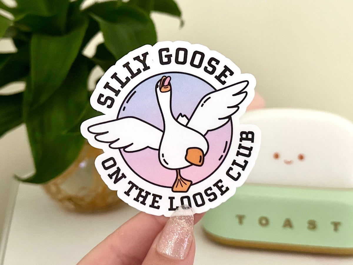 Silly Goose on the Loose Club sticker