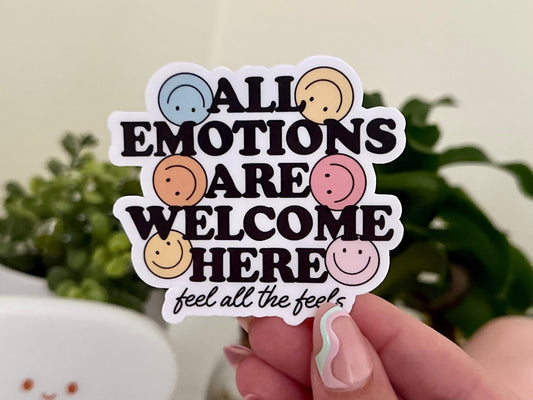All Emotions Welcome Here sticker