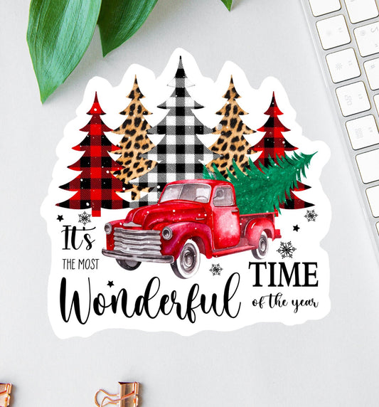 It's the Most Wonderful Time of Year sticker, winter vibes