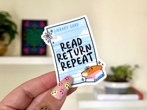 Read Return Repeat sticker
