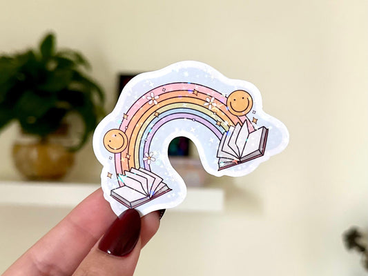Reading Rainbow Holo sticker, for readers