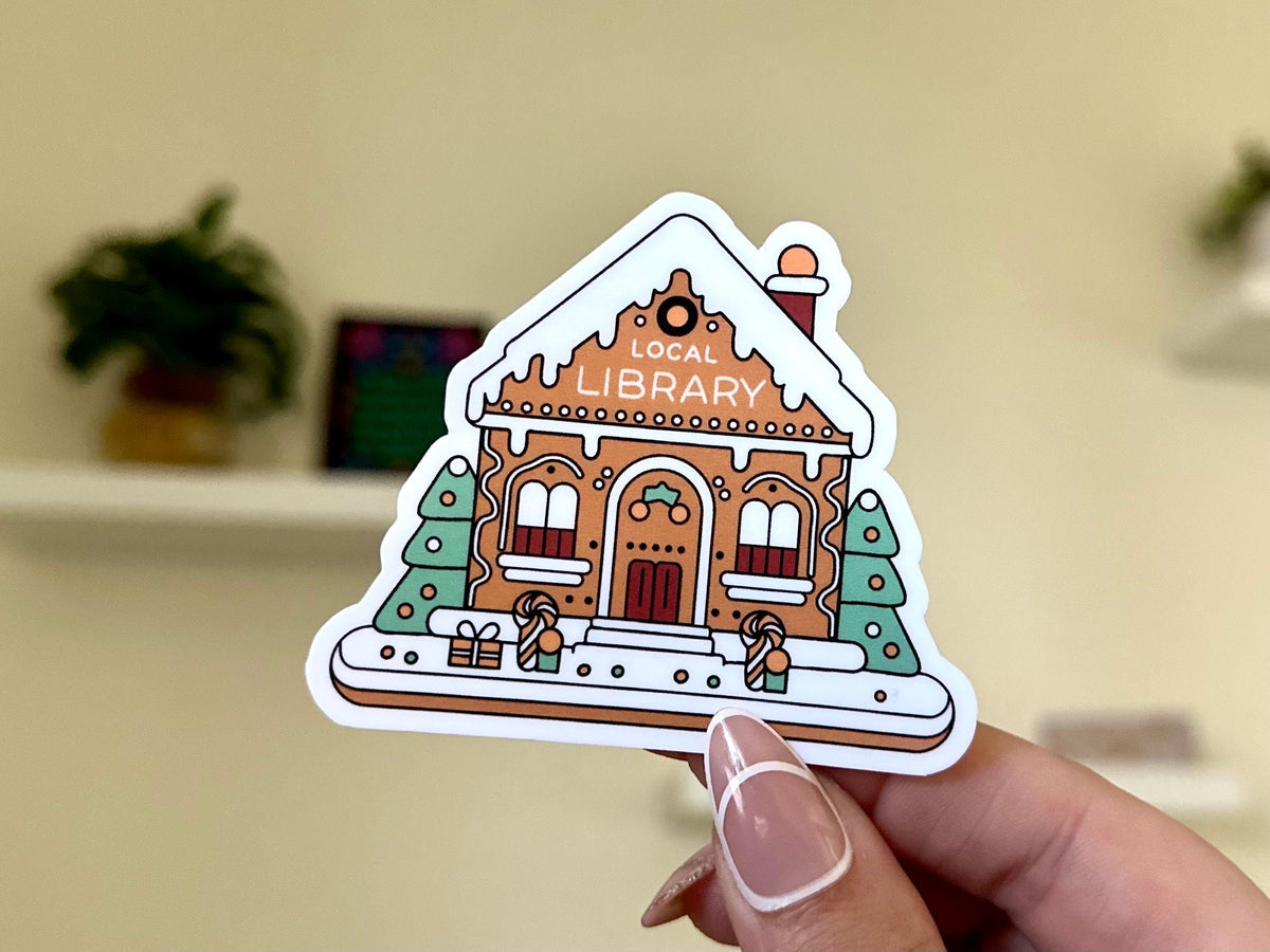 Local Gingerbread Library sticker