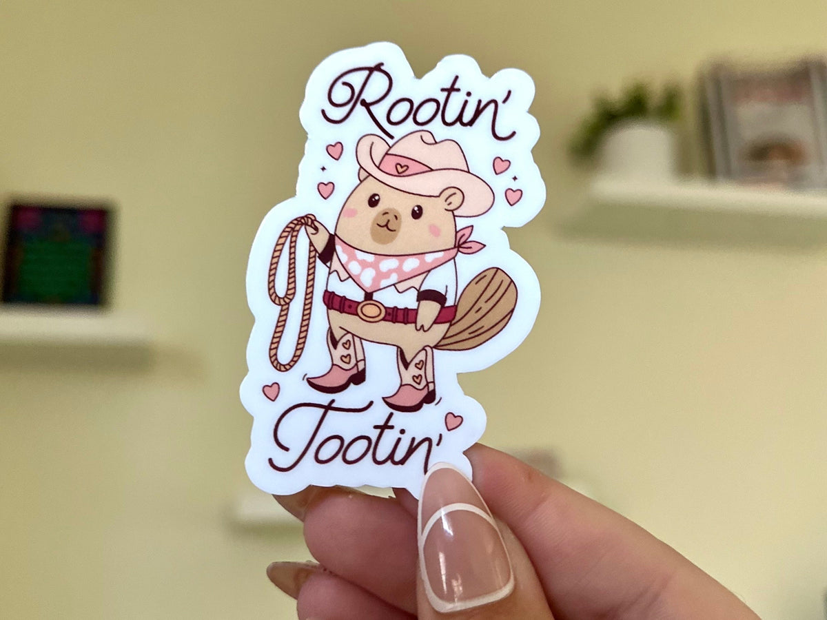 Rootin Tootin sticker