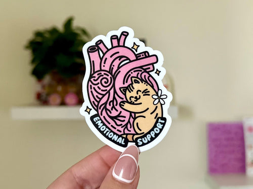 Emotional Support Cat sticker
