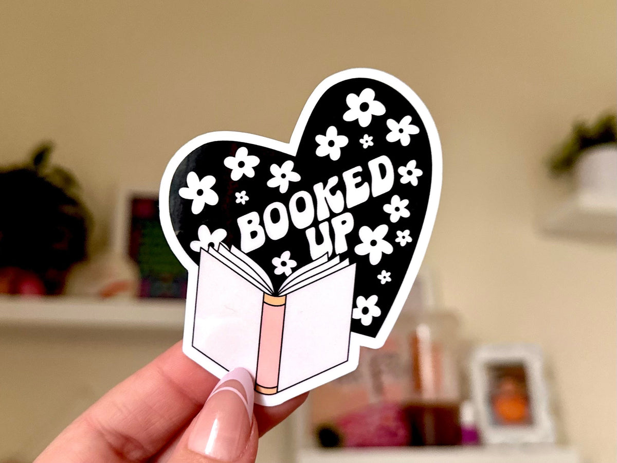 Booked Up sticker
