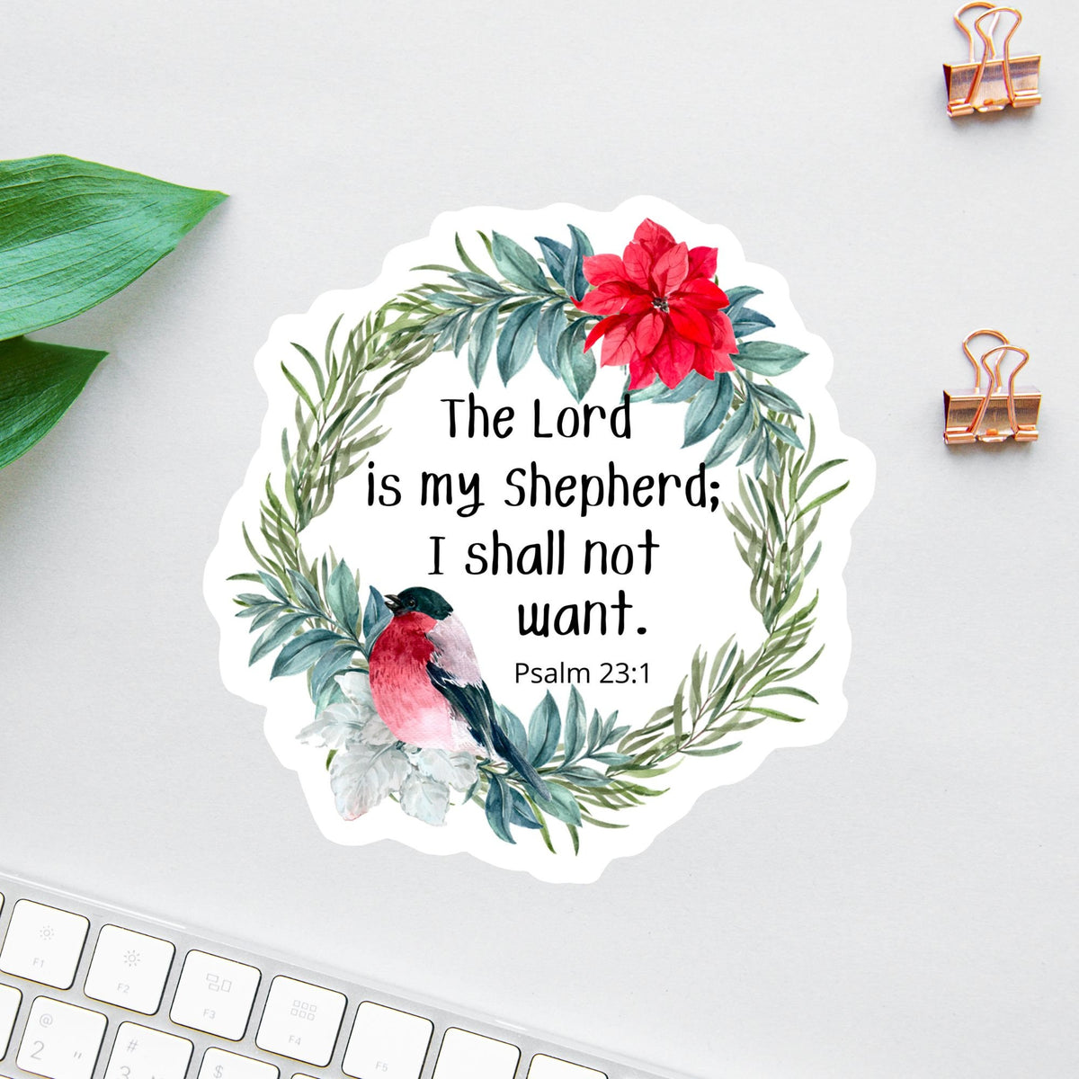 The Lord Is My Shepherd sticker