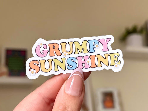 Grumpy Sunshine sticker