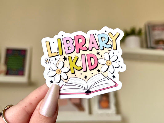 Library Kid sticker