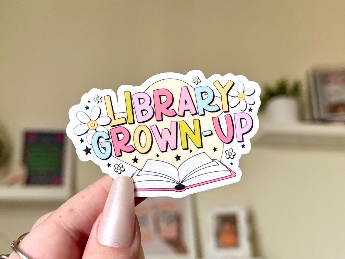 Library Grown Up sticker