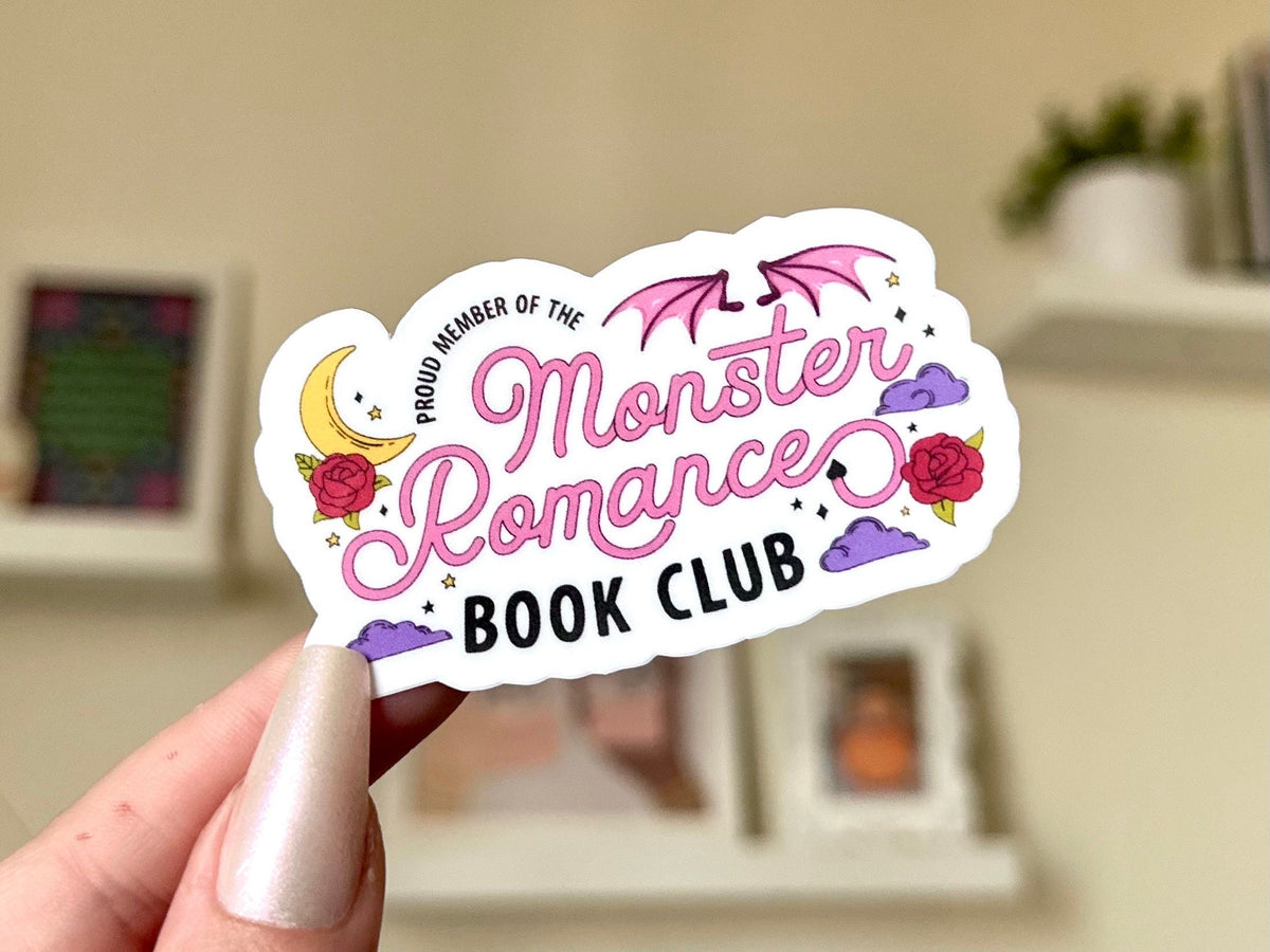 Proud Member of the Monster Romance Book Club sticker