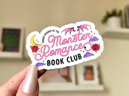 Proud Member of the Monster Romance Book Club sticker