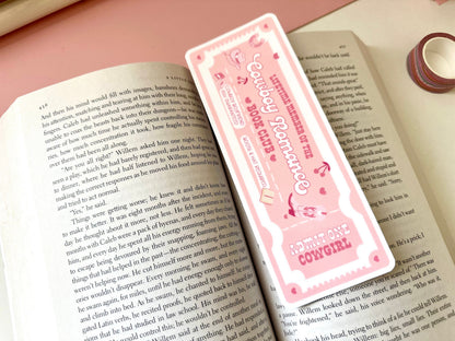 Lifetime Member of the Cowboy Romance Book Club Bookmark sticker – view 2