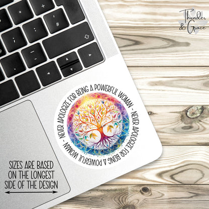 Feminist sticker – view 2