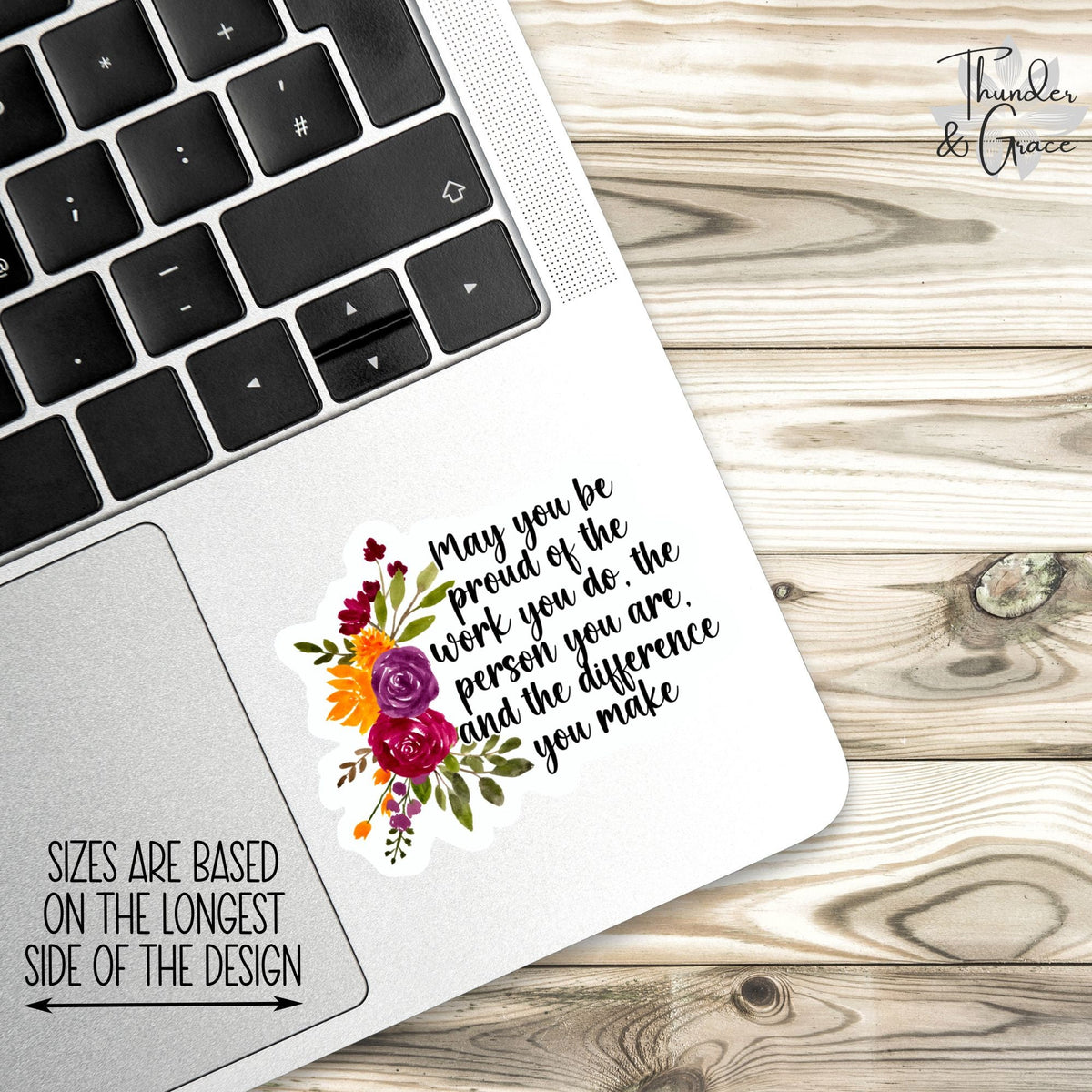 May You Be Proud of the Work You Do sticker, school social worker – view 2