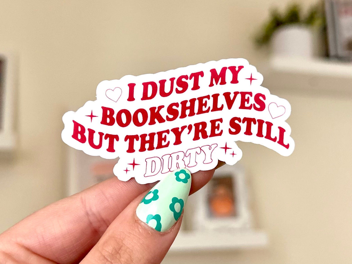 Dirty Bookshelves sticker