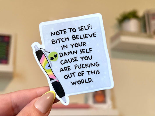 Believe in Yourself sticker