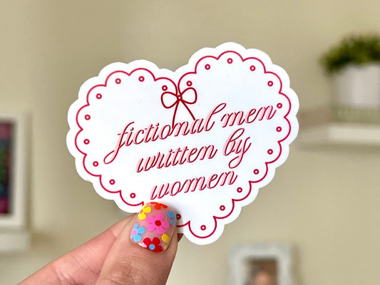 Fictional Men Written by Women sticker
